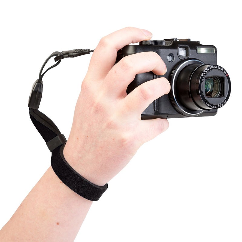 OP/TECH USA Cam Strap - QD | Quick Release Wrist Strap for Digital, Film & Vintage Cameras â€“ Black, Made in USA - Image 1